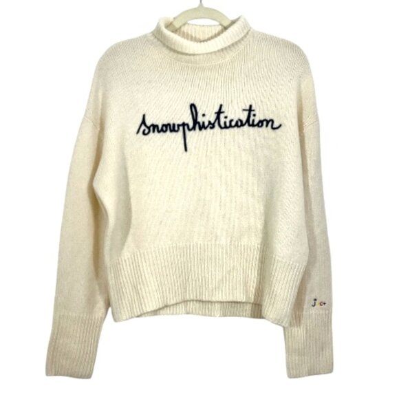 Rossignol x JCC Snowphistication Lounge Pullover Wool Cashmere Sweater Ivory - Picture 1 of 4